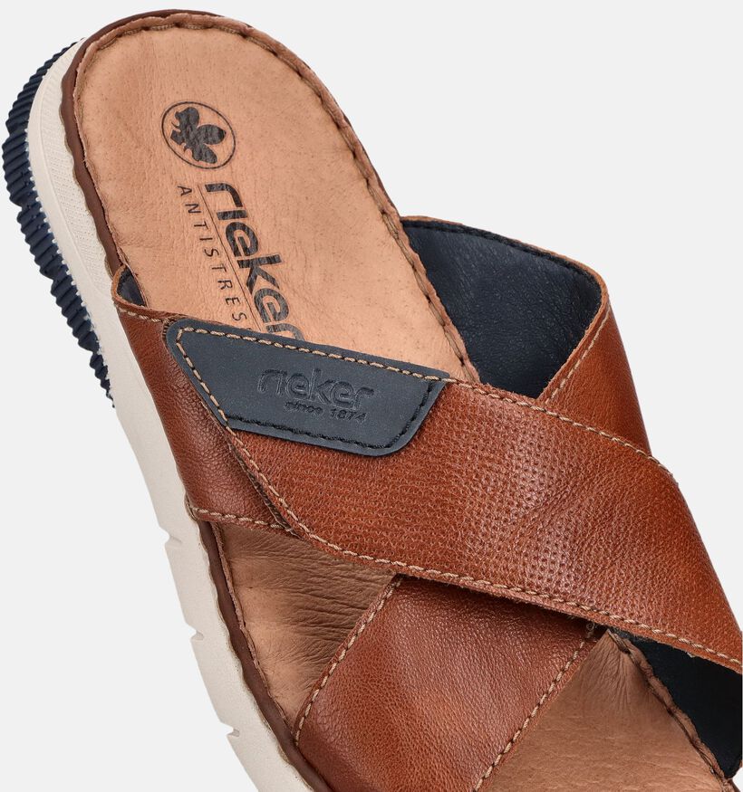 Rieker Cognac Slippers voor heren (370505)