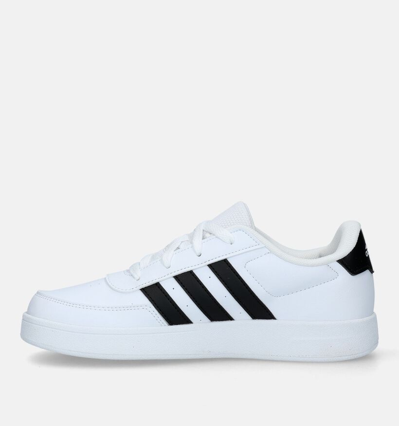 adidas Breaknet Witte Sneakers voor jongens, meisjes (318945) - geschikt voor steunzolen
