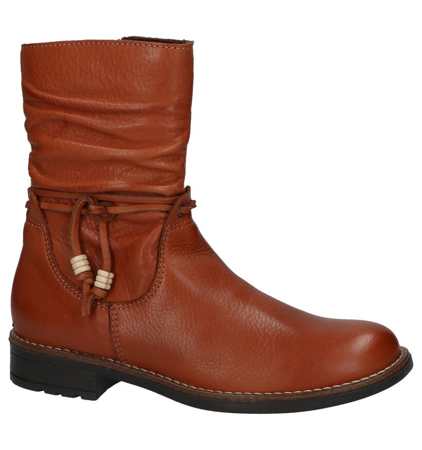 Nörvik Bottes basses en Cognac en cuir (226417)