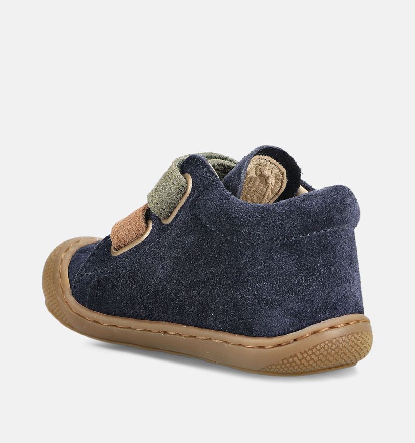 Naturino Corkel VL Donkerblauwe Babyschoenen voor jongens (380160) - geschikt voor steunzolen