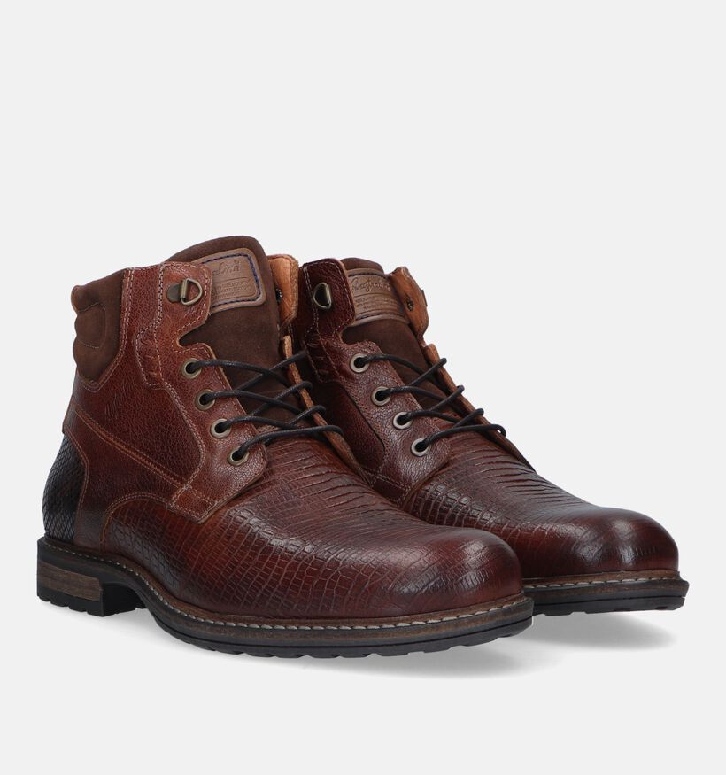 Australian Rick Bottines en Marron pour hommes (329960) - pour semelles orthopédiques