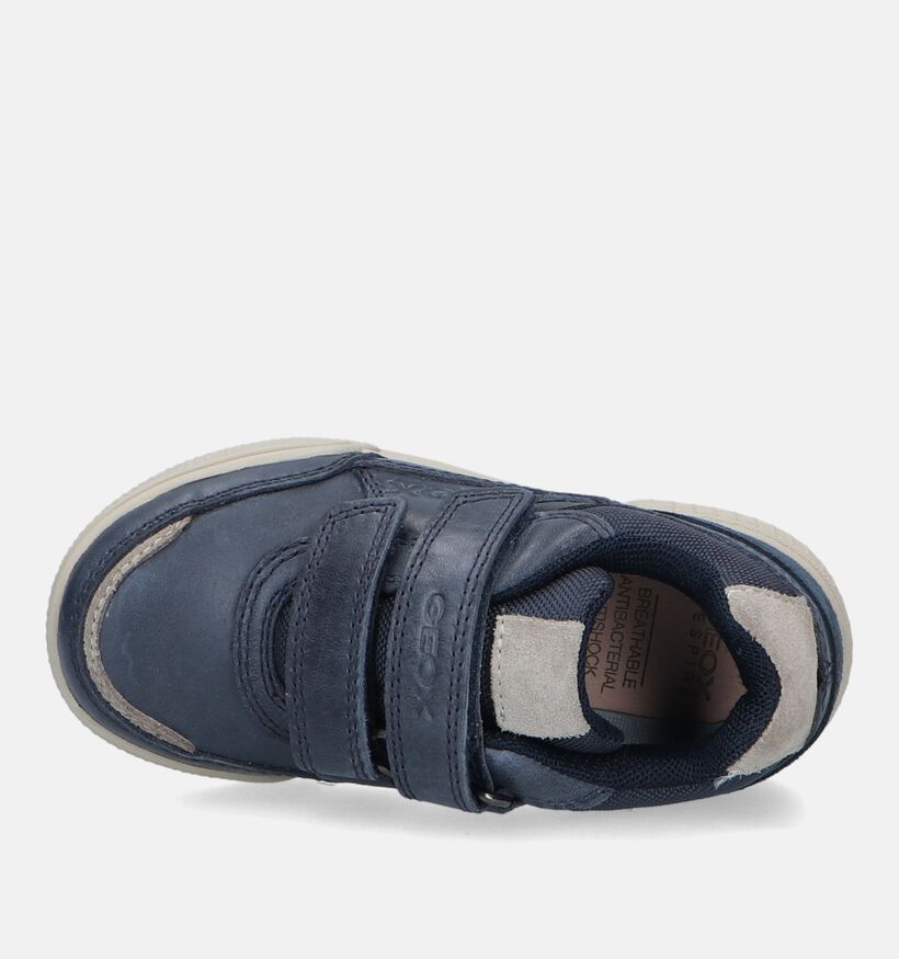 Geox Poseido Chaussures à velcro en Noir pour garçons (330066) - pour semelles orthopédiques