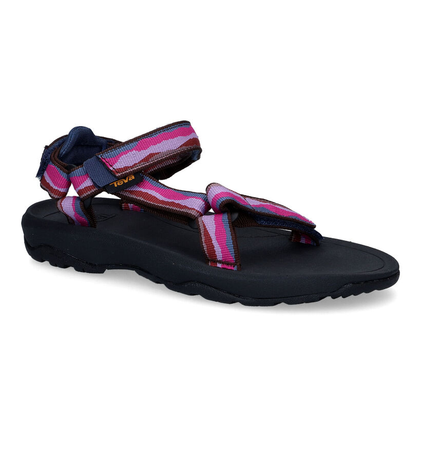 Teva Hurricane Sandales en Noir en textile (286808)