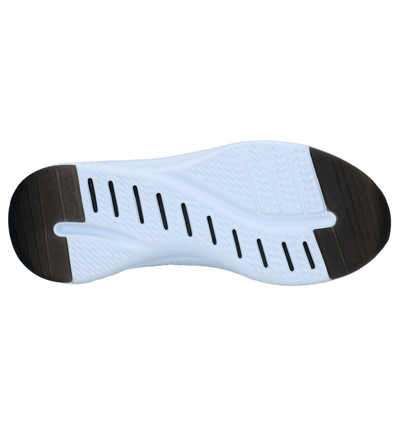 Skechers Solar Fuse Gravity Experience Baskets Slip-on en Noir en simili cuir (279342)