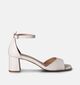 Laurent David Ecru Sandalen met hak voor dames (357910)