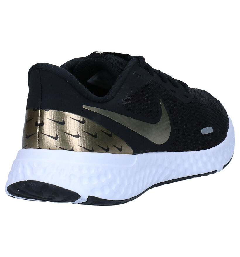 Nike Revolution 5 Zwarte Sneakers in stof (283868)