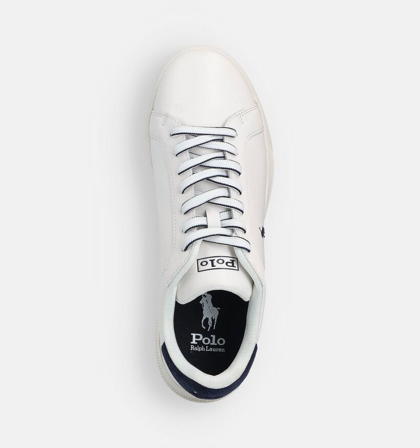 Polo Ralph Lauren Court II Witte Veterschoenen voor heren (366442)