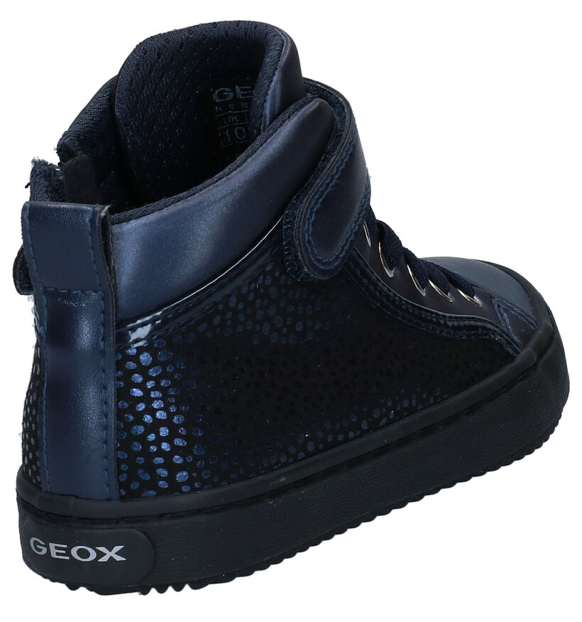 Geox Kalispera Zwarte Sneakers voor meisjes (312544) - geschikt voor steunzolen