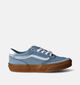 Vans Brooklyn Baskets de skate en Bleu pour filles, garçons (351455)