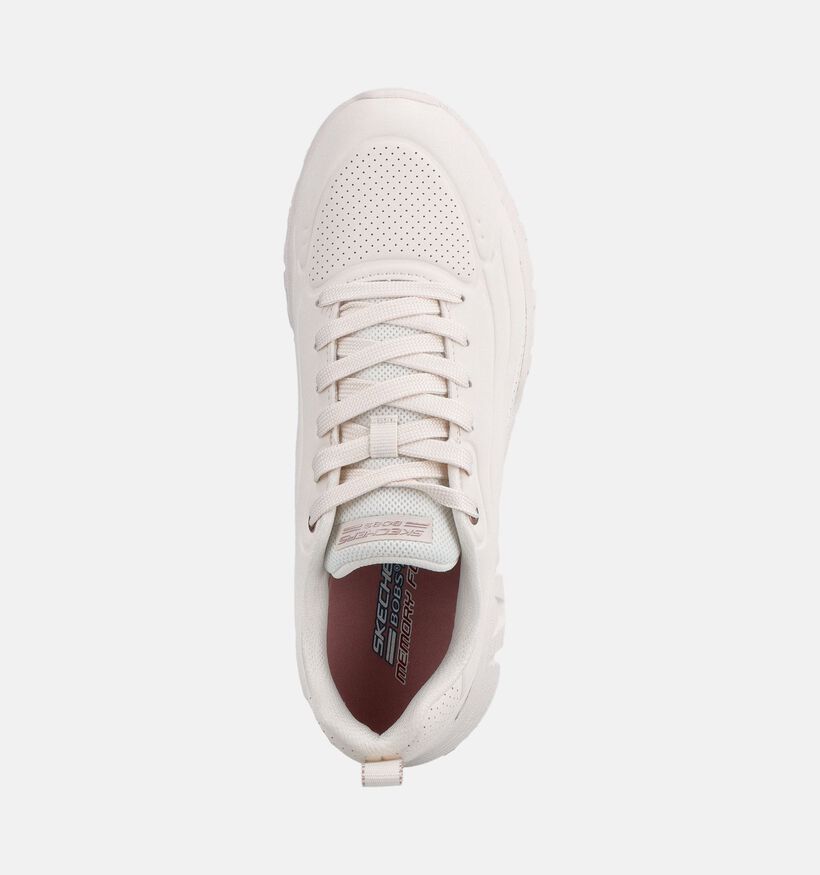 Skechers BOBS Sport B Lite Baskets basses en Blanc pour femmes (375593)