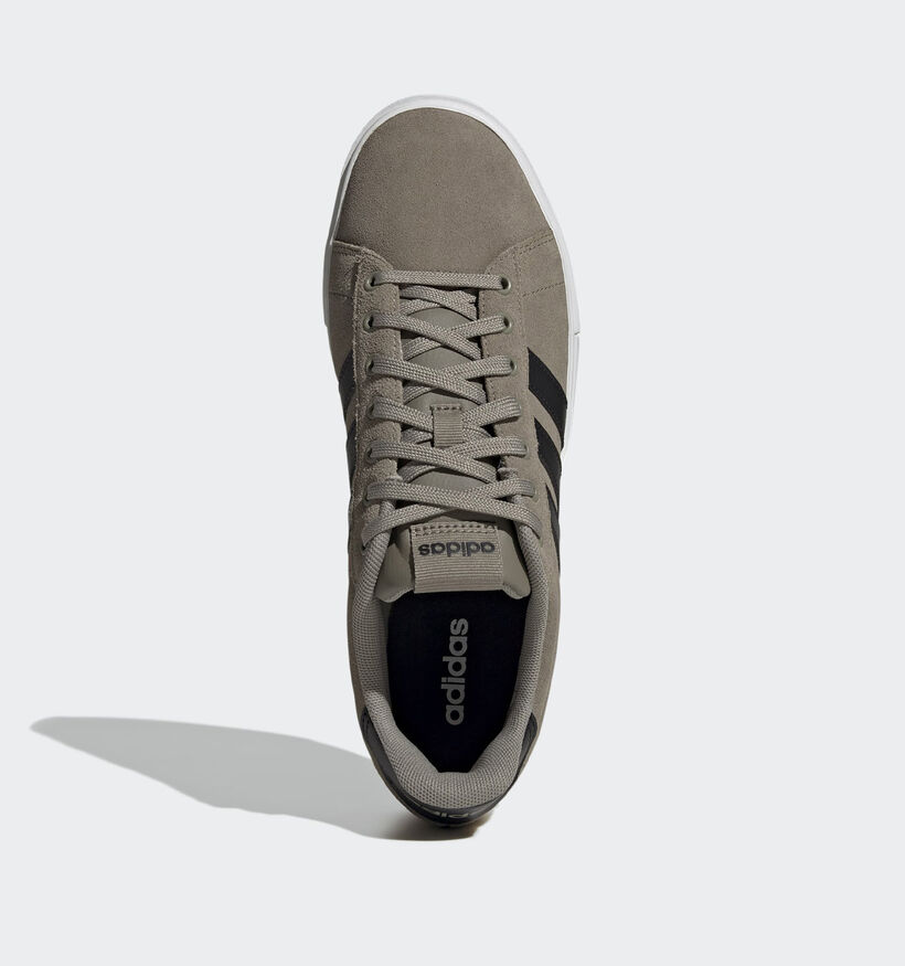 adidas Daily 4.0 Donkergrijze Sneakers met Zwarte Strepen voor heren (359506) - geschikt voor steunzolen