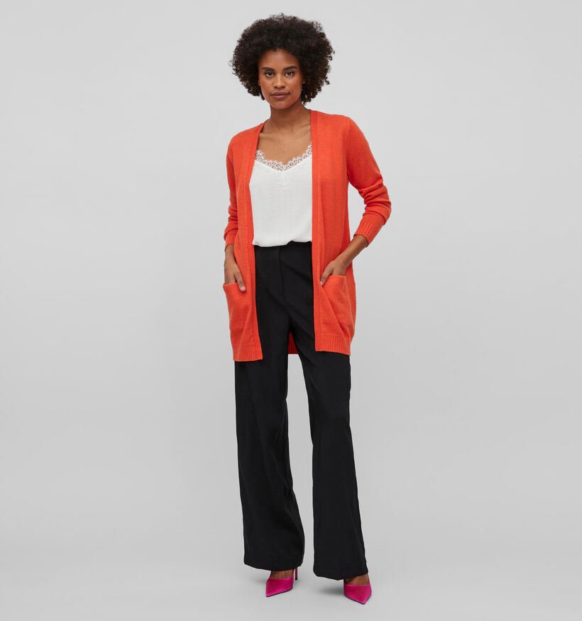 Vila Ril Open Rode Knit Cardigan voor dames (328847)