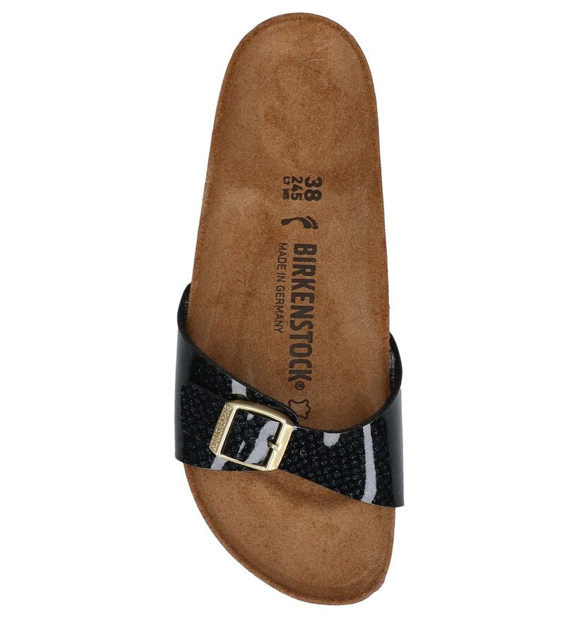 Birkenstock Madrid Nu-pieds en Noir pour femmes (302977)