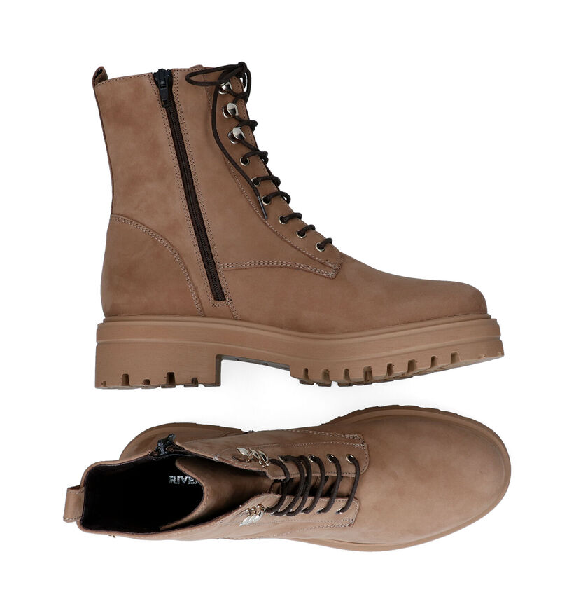 River Woods Amalia Bottines en Beige pour femmes (298367)