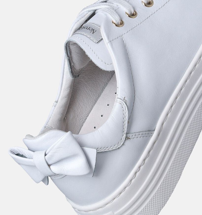NeroGiardini Witte Sneakers voor dames (351909) - geschikt voor steunzolen