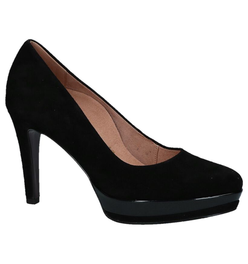 Tamaris Heart & Sole Zwarte Pumps in lakleer (226755)