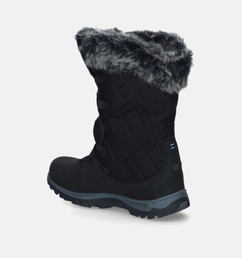 Regatta Lady Newley Thermo Zwarte Snowboots voor dames (343994) - geschikt voor steunzolen