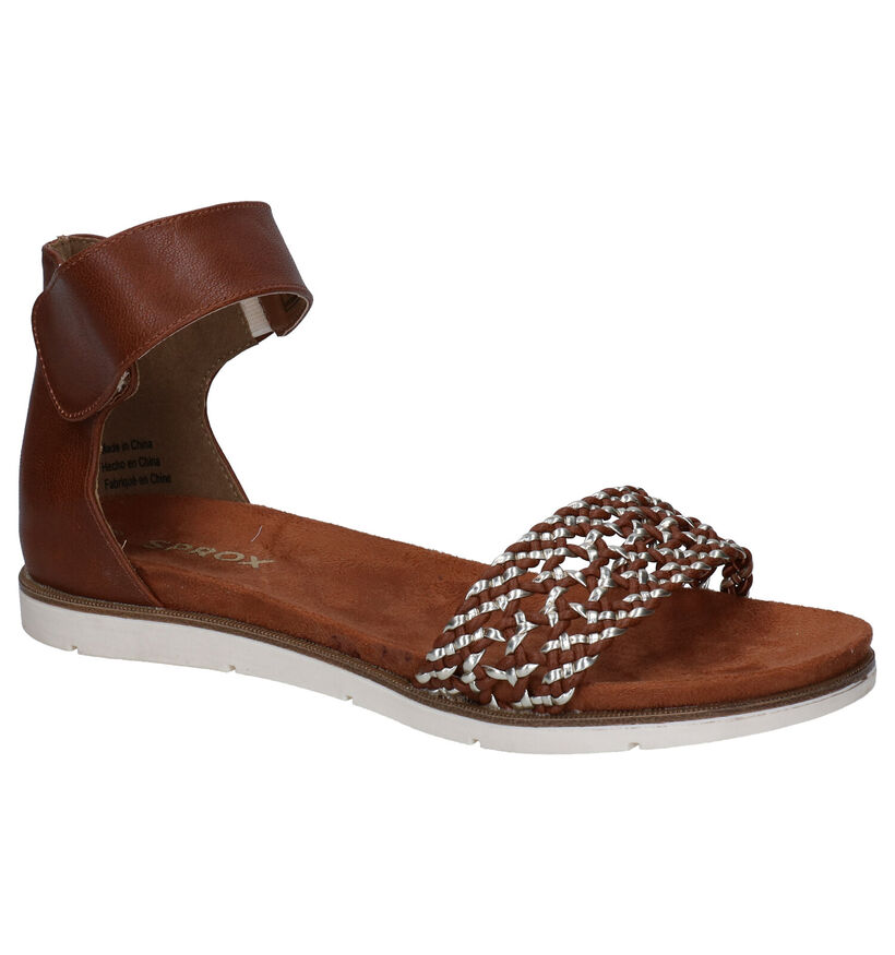 Sprox Cognac Sandalen in kunstleer (292583)