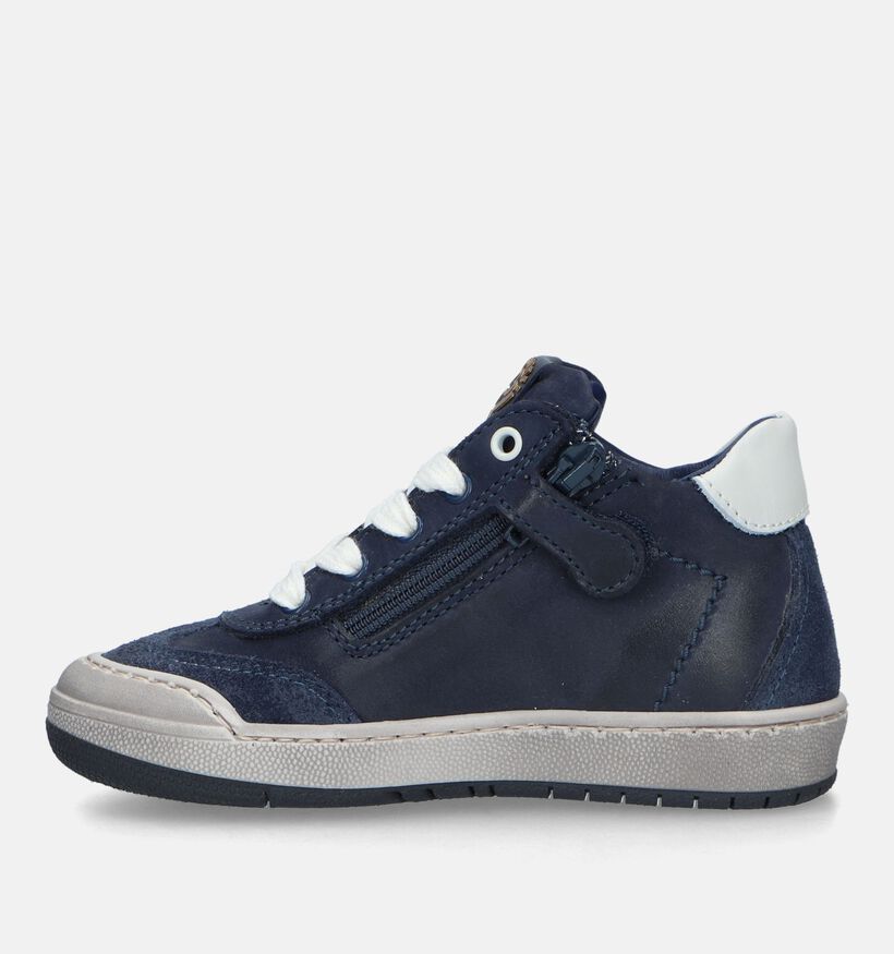 STONES and BONES Noles Blauwe Hoge schoenen voor jongens (329478) - geschikt voor steunzolen