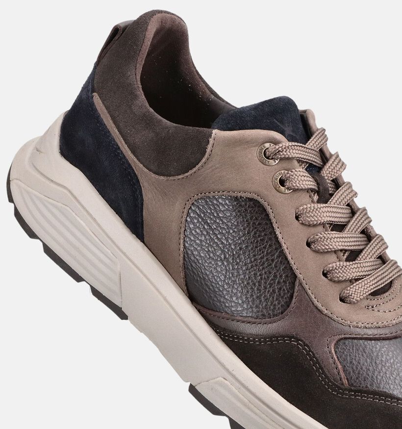 Xsensible Rialto Chaussures plates en Brun fonc&eacute; pour hommes (379243) - pour semelles orthop&eacute;diques