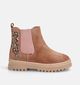 Milo & Mila Embroidery Lichtbruine Chelsea Boots voor meisjes (376433) - geschikt voor steunzolen