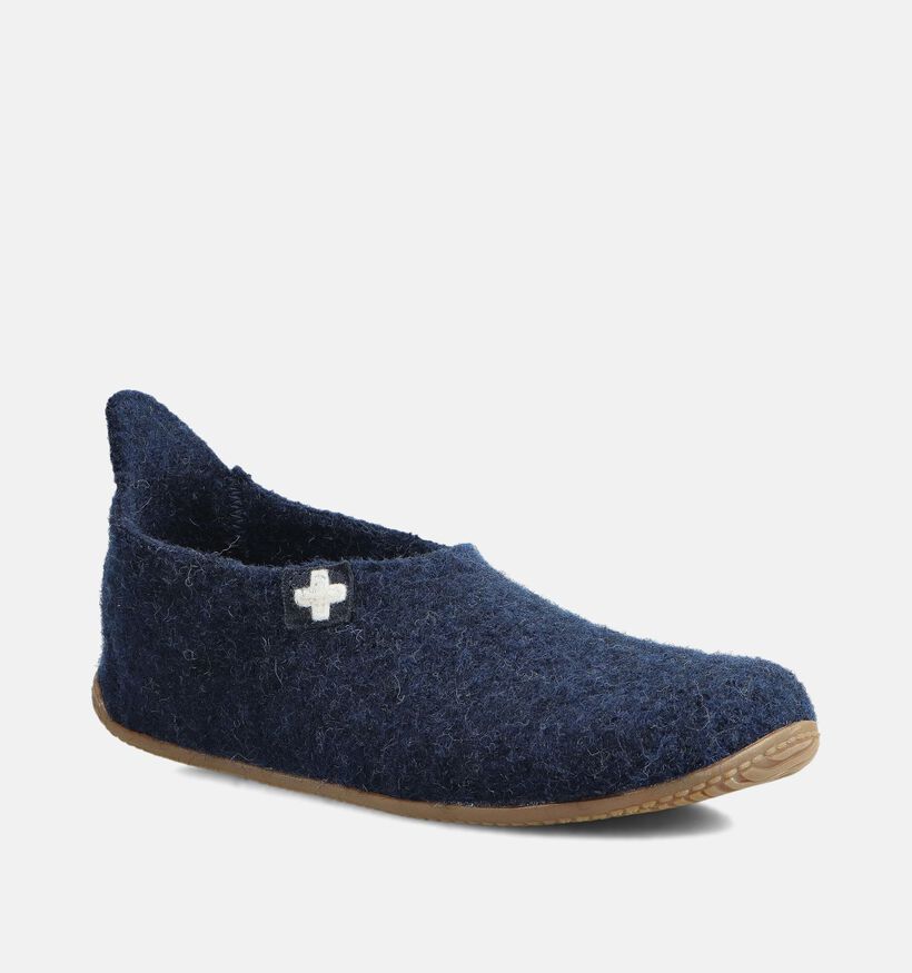 Living Kitzbühel Pantoufles fermées en Bleu foncé pour femmes (364884)