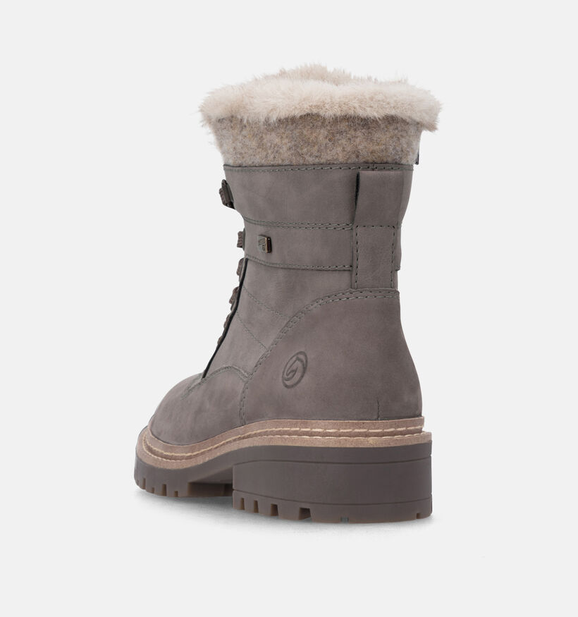 Remonte Boots &agrave; lacets en Gris pour femmes (379853)