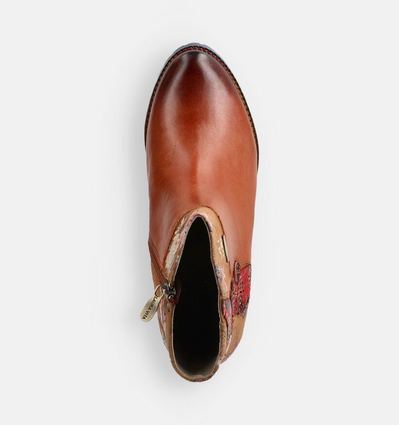 Laura Vita Cognac Enkellaarzen voor dames (364967)