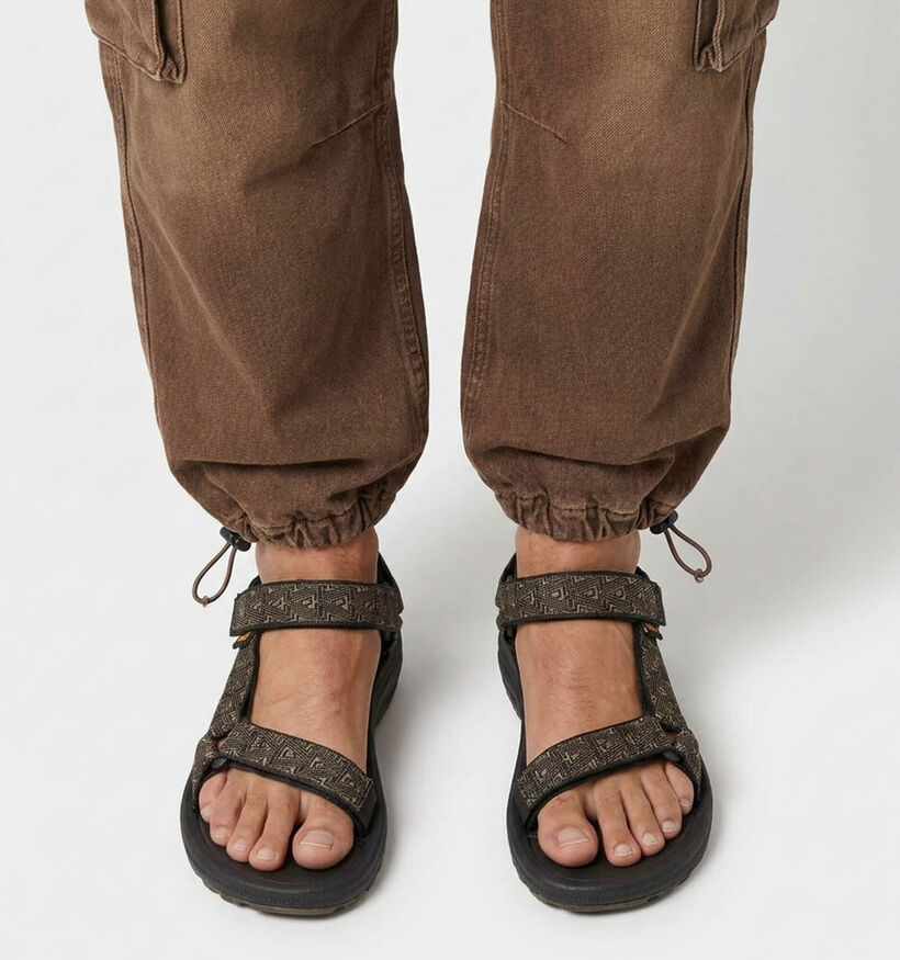 Teva Winsted Groene/Zwarte Wandelsandalen voor heren (370671)