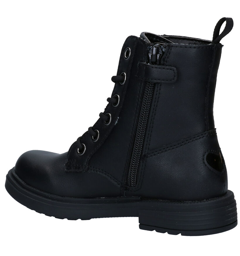 Geox Eclair Zwarte Boots in kunstleer (278267)