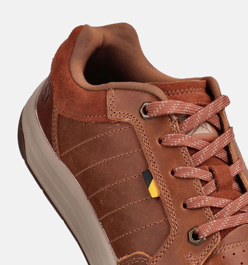 Caterpillar Apa Cush Baskets basses en Cognac pour hommes (370030) - pour semelles orthop&eacute;diques