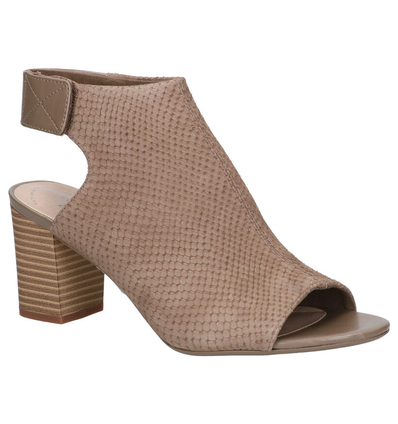 Clarks Deva Bell Sandales en Kaki en nubuck (265506)