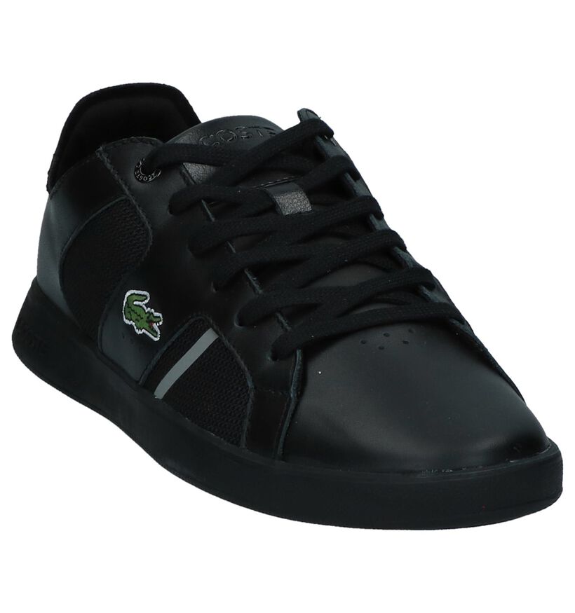 Zwarte Sneakers Lacoste Novas in leer (222701)