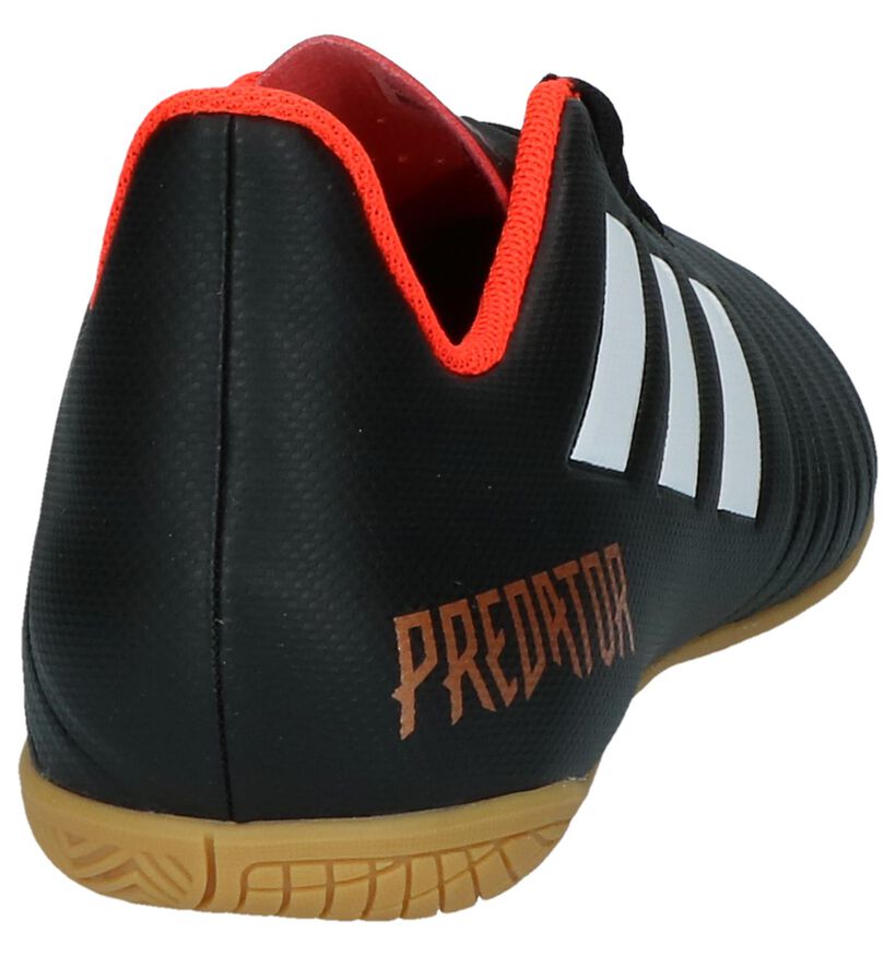 Zwarte Sportschoenen adidas Predator Tango in kunstleer (208203)