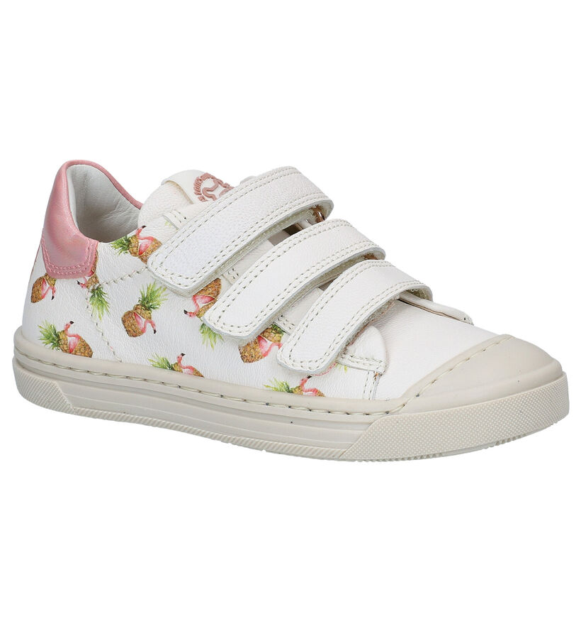 STONES and BONES Mitag Witte Sneakers in leer (287893)