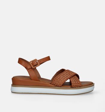 Sandales cognac