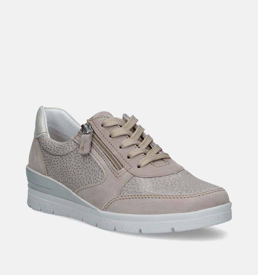 Solemade Luna Beige Sneakers voor dames (339694) - geschikt voor steunzolen