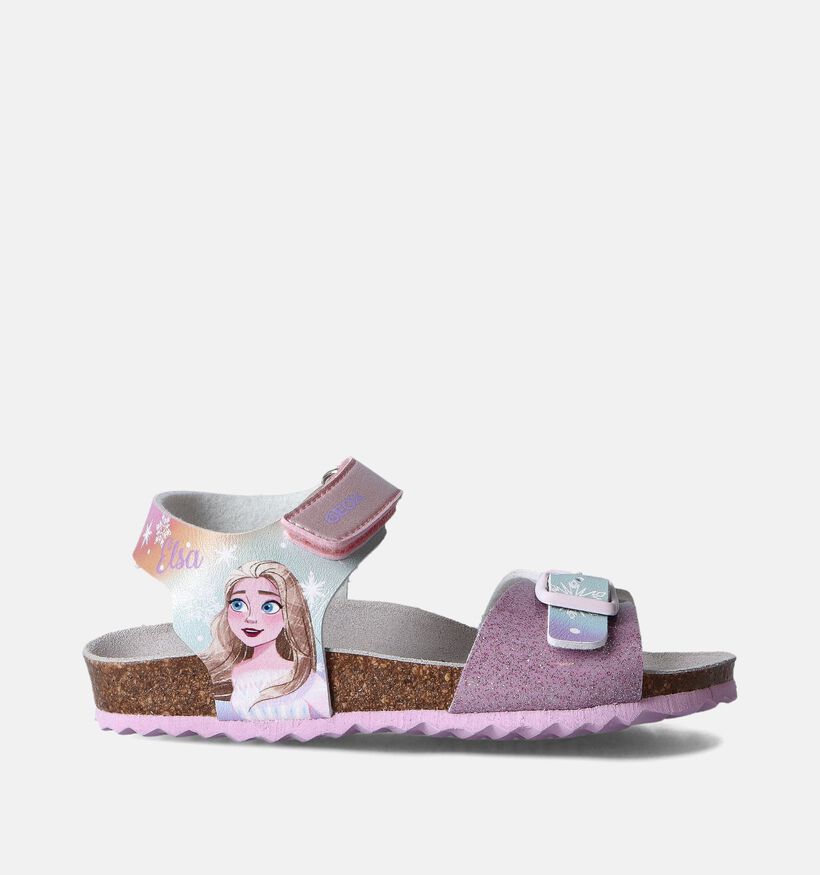 Geox Adriel Frozen Elsa Sandales en Rose pour filles (356418)