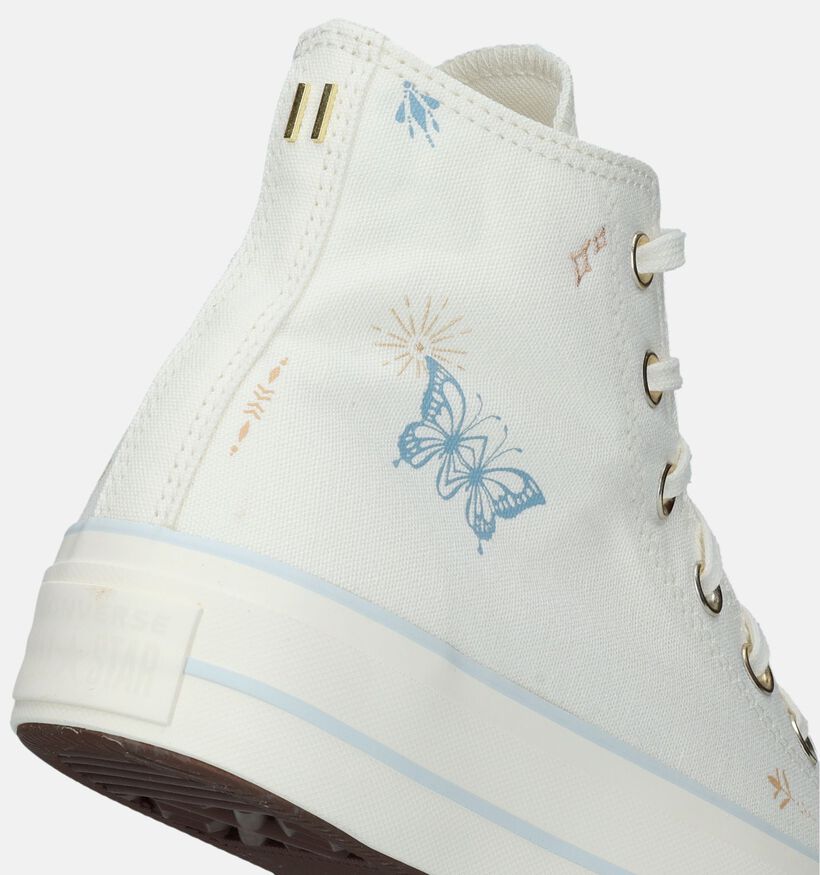 Converse Chuck Taylor All Star Lift Platform Witte Sneakers voor dames (327854)
