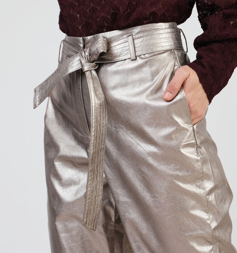 Expresso Gouden Leren broek voor dames (351068)