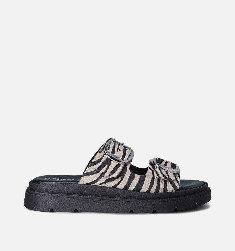 Tamaris Zwarte Platte Slippers voor dames (357722)