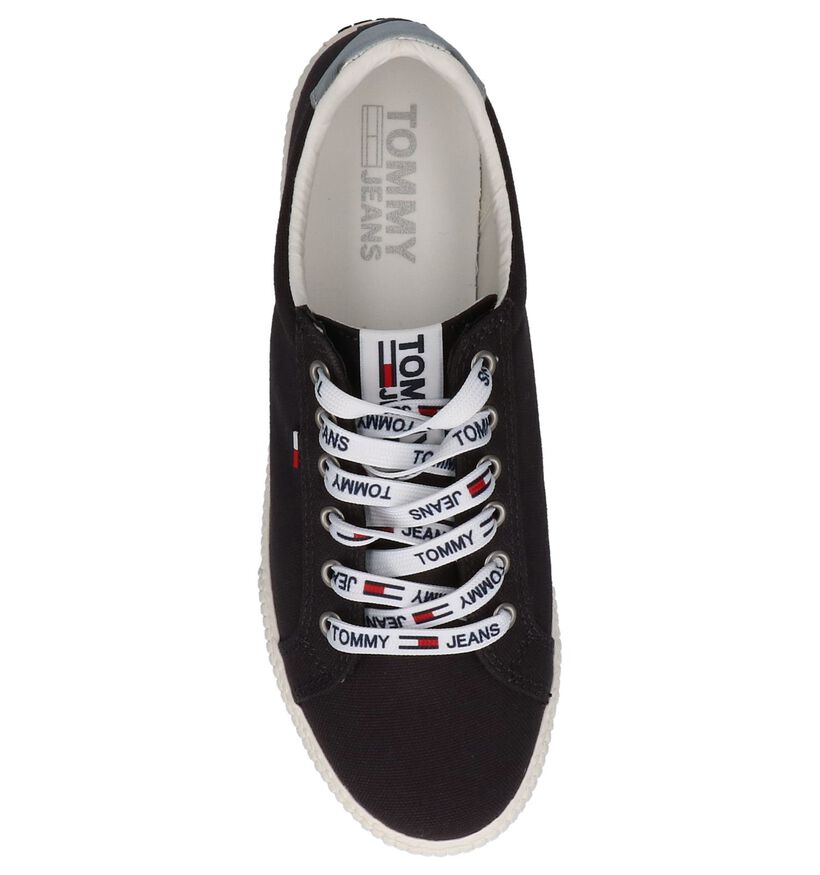 Tommy Hilfiger Jeans Witte Sneakers in stof (285278)