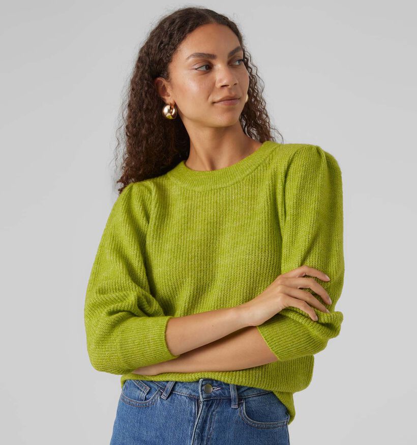 Vero Moda Vigga Pull en tricot en Bleu pour femmes (330839)