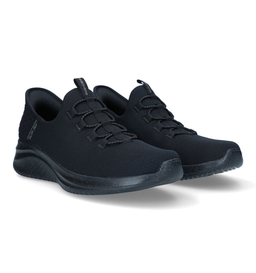 Skechers Ultra Flex 3.0 Zwarte Slip-ins voor heren (326186) - geschikt voor steunzolen