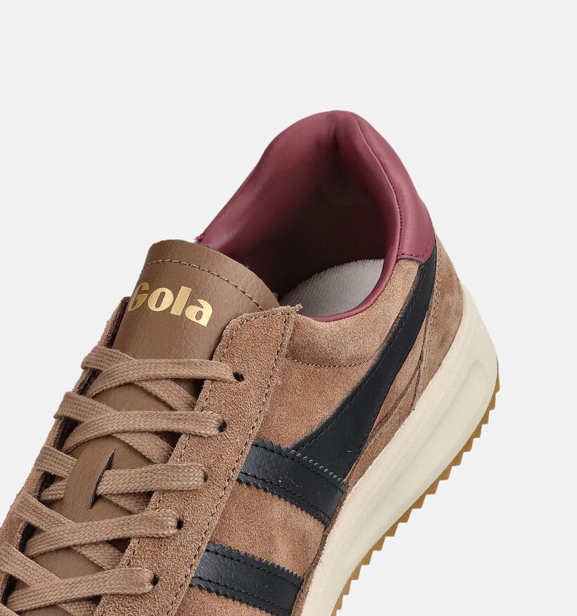 Gola Tornado Bruine Veterschoenen voor heren (368573) - geschikt voor steunzolen