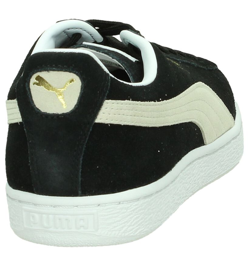 Zwarte Sneakers Puma Suede Classic in daim (199497)