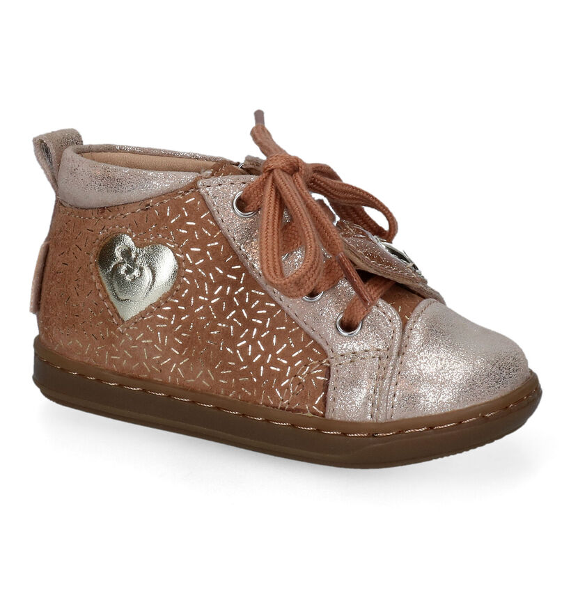 Shoo Pom Bouba Heart Camel Bottines in nubuck (314056)
