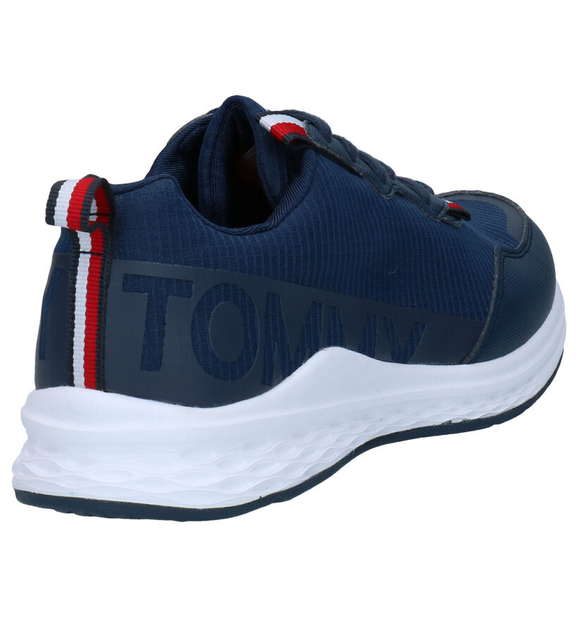 Tommy Hilfiger Baskets basses en Bleu en simili cuir (285676)