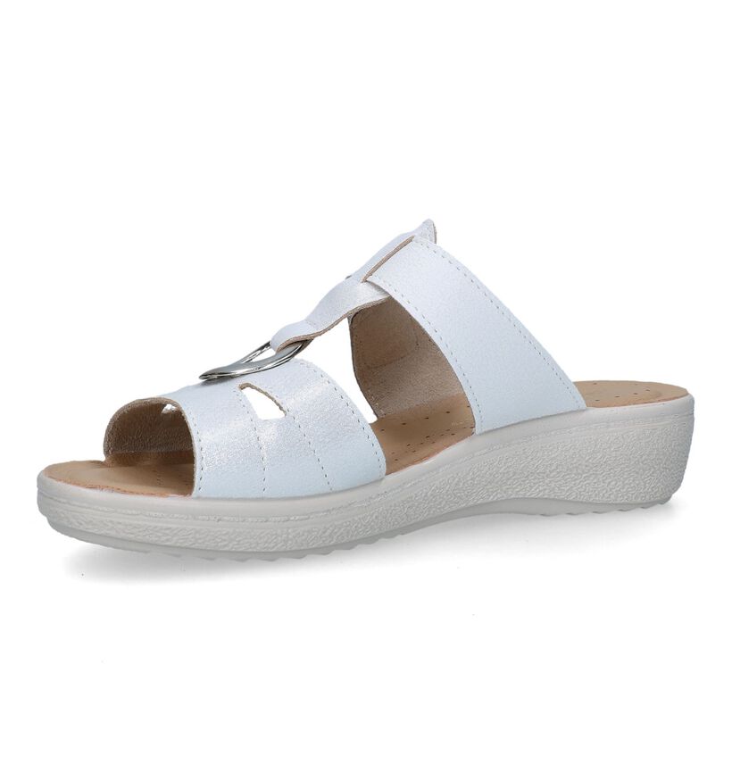 Fly Flot Witte Slippers voor dames (334566)