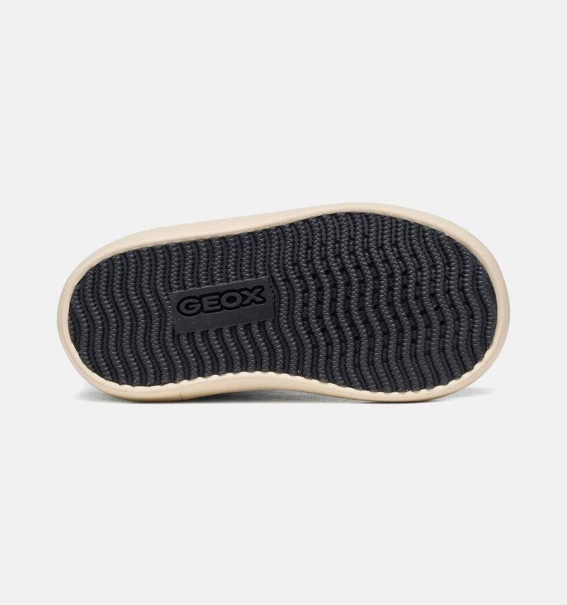 Geox Gisli Baskets montantes en Vert fonc&eacute; pour gar&ccedil;ons (377746) - pour semelles orthop&eacute;diques